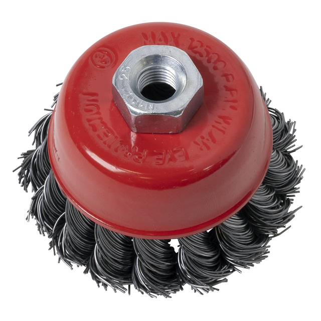 Sealey TKCB652 65mm Twist Knot Wire Cup Brush M10 x 1.25mm