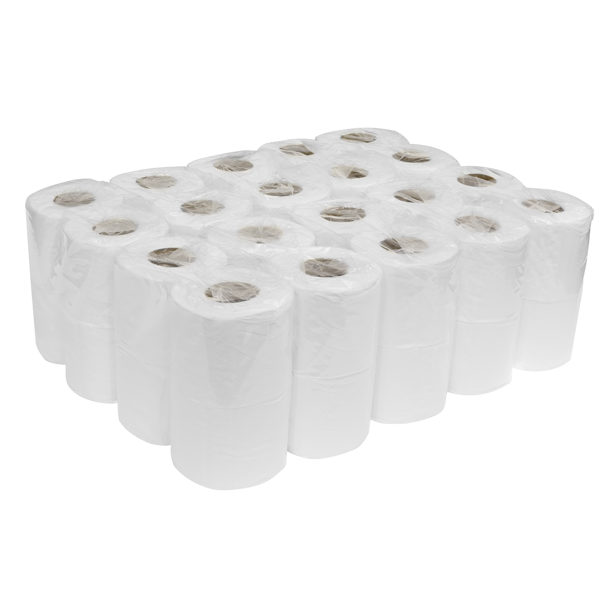 Sealey TOL40 Plain White Toilet Roll - Pack of 4 x 10 (40 Rolls) - additional view 2