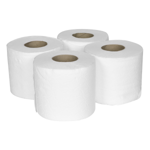 Sealey TOL40 Plain White Toilet Roll - Pack of 4 x 10 (40 Rolls) - additional view 3