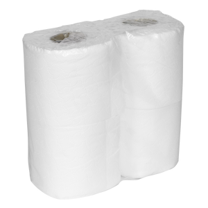 Sealey TOL40 Plain White Toilet Roll - Pack of 4 x 10 (40 Rolls) - additional view 5