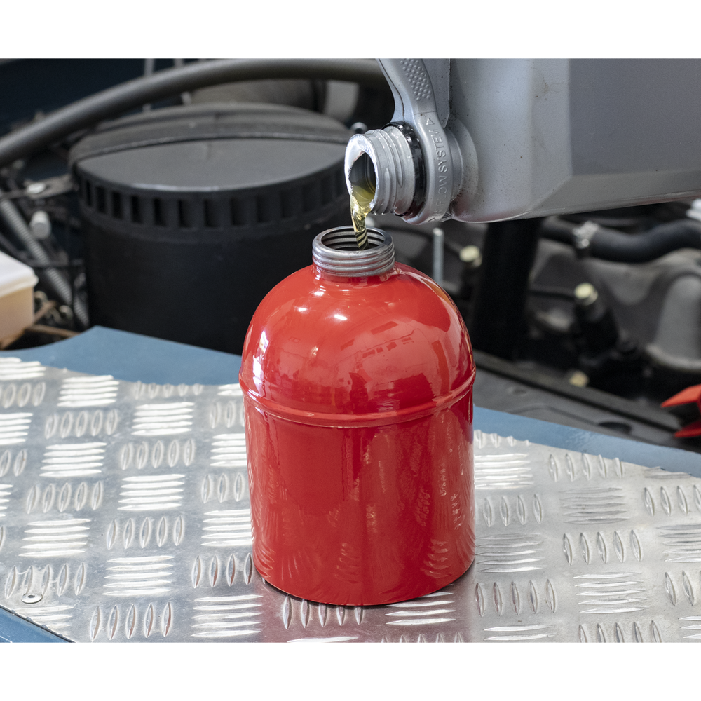 Sealey TP1000 Metal Oil Can with Flexible Spout 1000ml - additional view 6