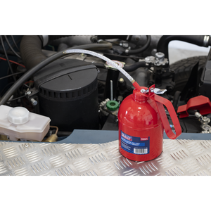 Sealey TP1000 Metal Oil Can with Flexible Spout 1000ml - additional view 2
