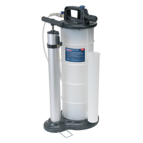 Sealey TP6904 Manual/Air Vacuum Oil & Fluid Extractor Pump 9L