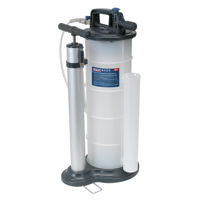 Sealey TP6904 Manual/Air Vacuum Oil & Fluid Extractor Pump 9L