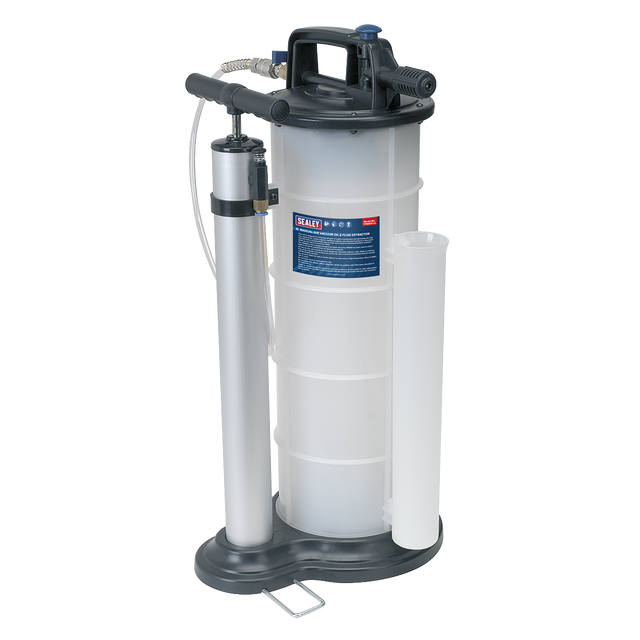 Sealey TP6904 Manual/Air Vacuum Oil & Fluid Extractor Pump 9L