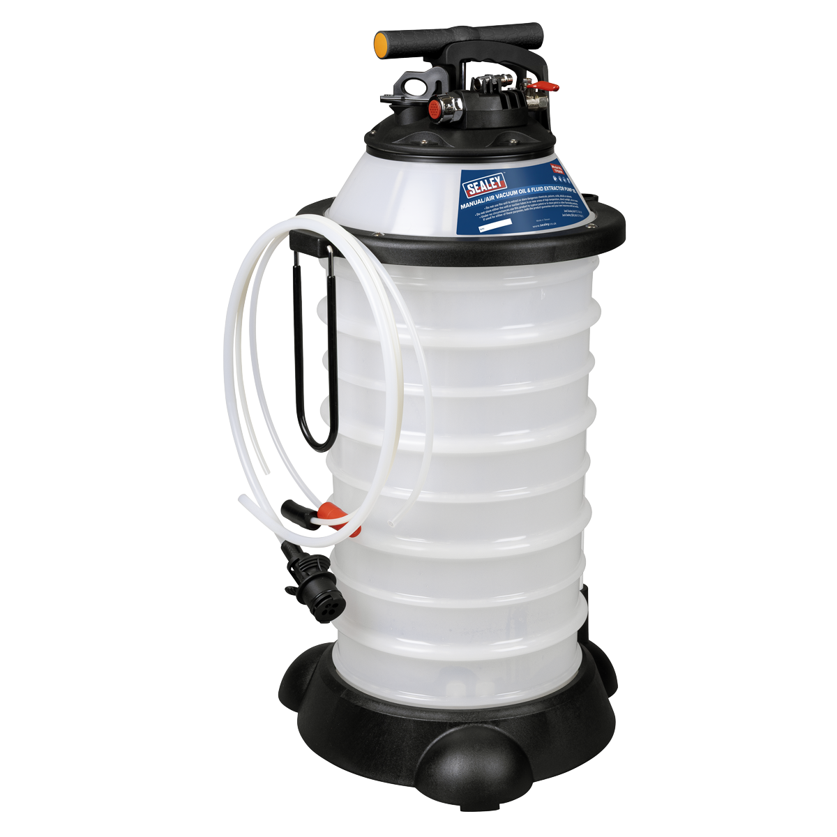 Sealey TP6909 Manual/Air Vacuum Oil & Fluid Extractor Pump 18L