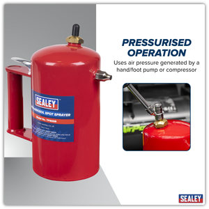 Sealey TP900R Non-Aerosol Spot Sprayer - Red - additional view 11
