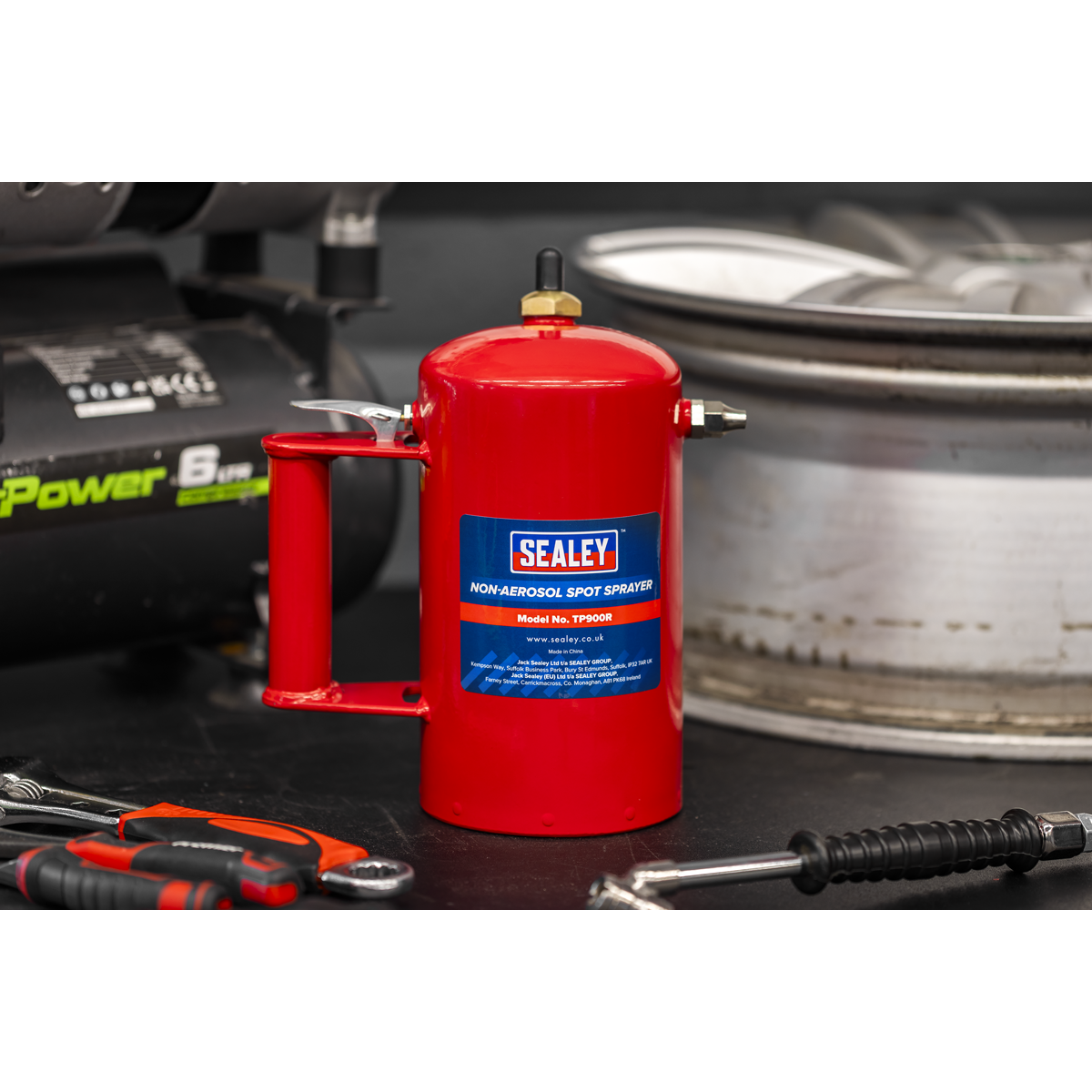 Sealey TP900R Non-Aerosol Spot Sprayer - Red - additional view 7