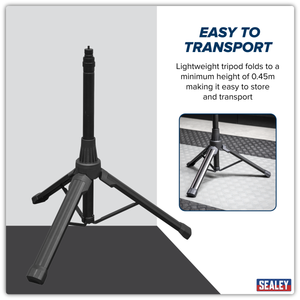 Sealey TRI01 Telescopic Tripod 1.2m - additional view 7