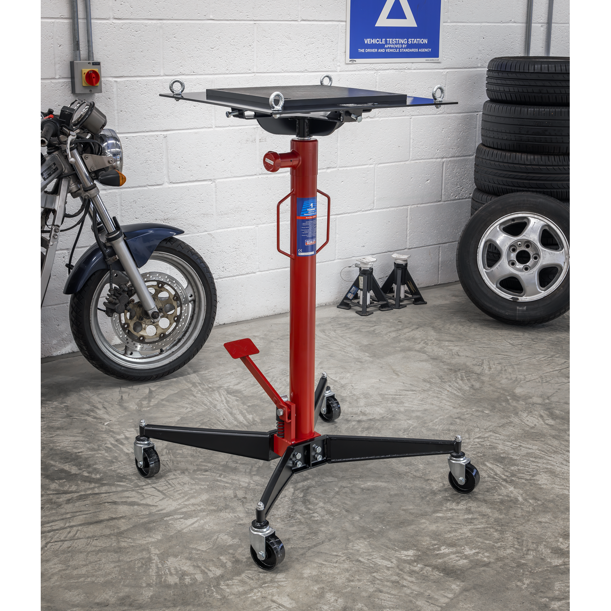 Sealey TRP200 Transmission Jack Lifting Plate 200kg Capacity - additional view 6