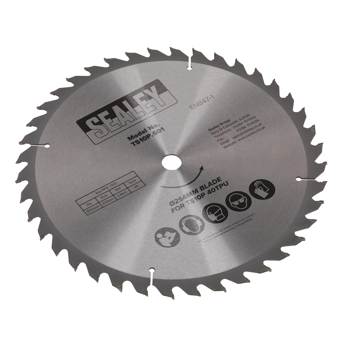 Sealey TS10P.601 254mm Blade for TS10P 40tpu