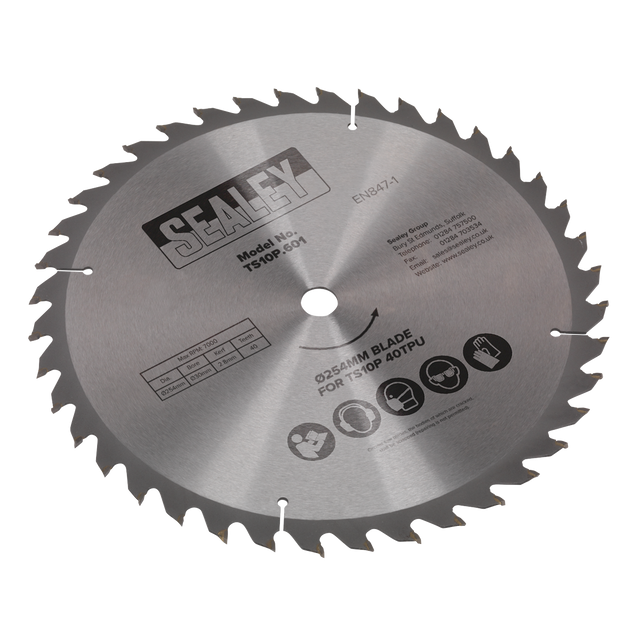 Sealey TS10P.601 254mm Blade for TS10P 40tpu