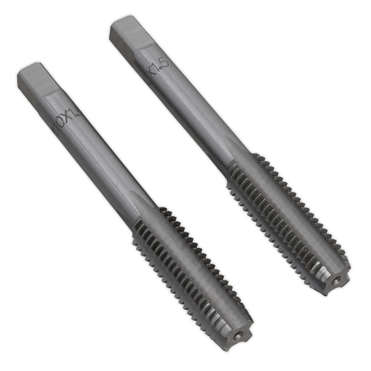 Sealey TSM10 Taper & Plug Tap Set M10 x 1.5mm 2pc