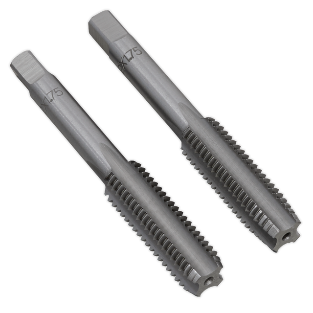 Sealey TSM12 Taper & Plug Tap Set M12 x 1.75mm 2pc