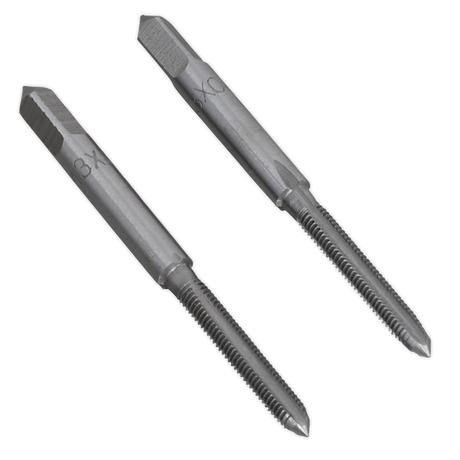 Sealey TSM3 Taper & Plug Tap Set M3 x 0.5mm 2pc