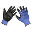 Sealey TSP117L/6 Worksafe® Lightweight Precision Grip Gloves, Large - Pack of 6 Pairs