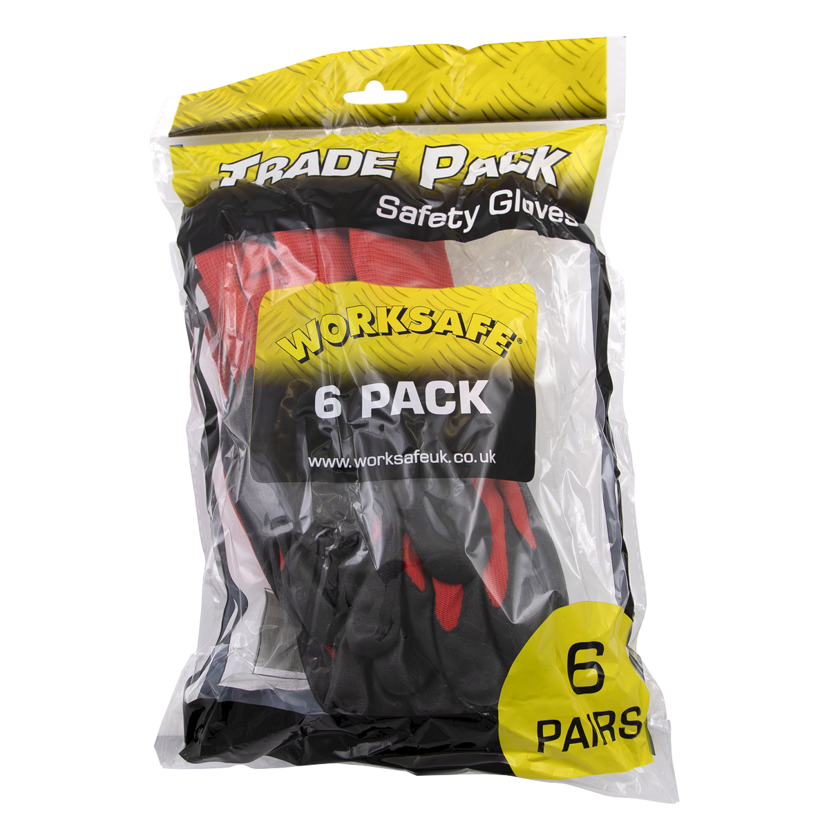 Sealey TSP125XL/6 Worksafe® Nitrile Palm Gloves, X-Large - Pack of 6 Pairs - additional view 2