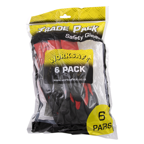 Sealey TSP125XL/6 Worksafe® Nitrile Palm Gloves, X-Large - Pack of 6 Pairs - additional view 2