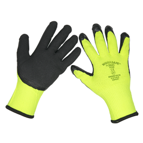 Sealey TSP126/6 Worksafe® Thermal Super Grip Gloves, Large - Pack of 6 Pairs