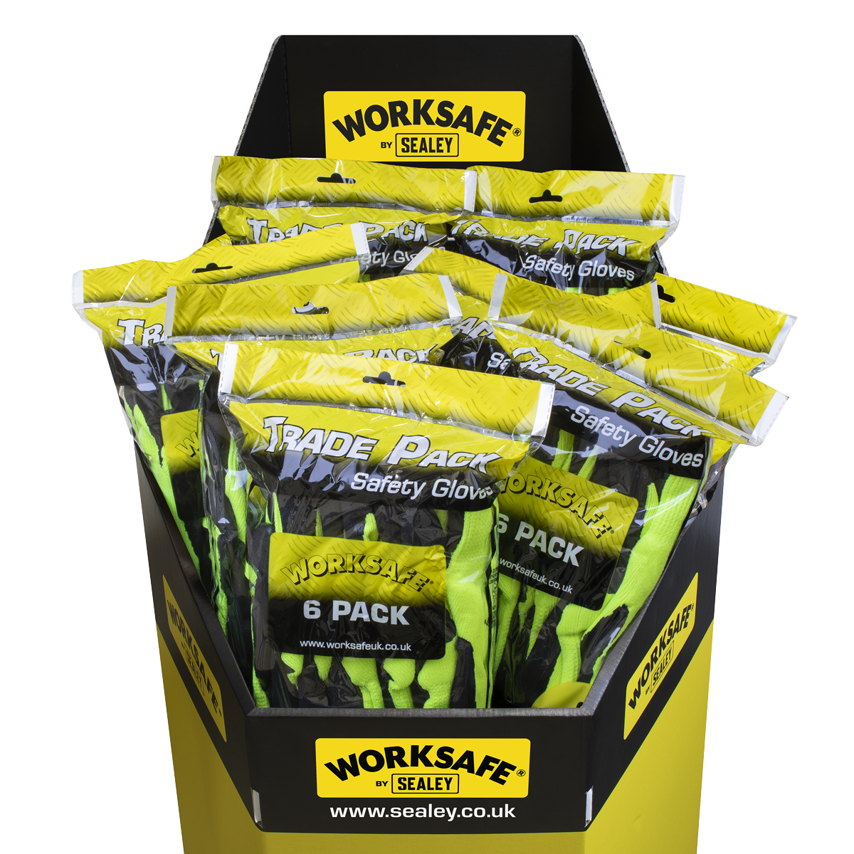 Sealey TSP126/6 Worksafe® Thermal Super Grip Gloves, Large - Pack of 6 Pairs - additional view 4