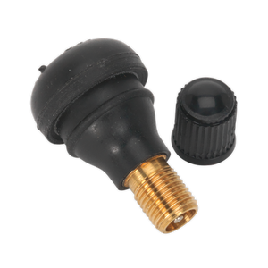 Sealey TV412 Snap-in Tubeless Tyre Valve, Type TR412 - Pack of 100