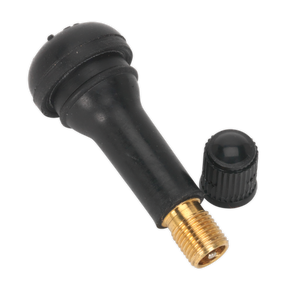 Sealey TV414 Snap-in Tubeless Tyre Valve, Type TR414 - Pack of 100