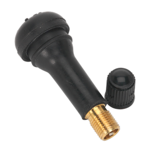Sealey TV414 Snap-in Tubeless Tyre Valve, Type TR414 - Pack of 100