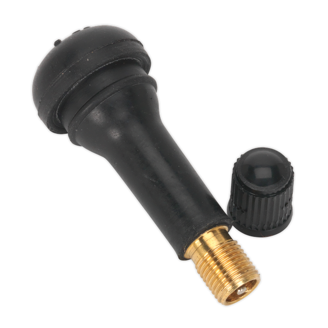 Sealey TV414 Snap-in Tubeless Tyre Valve, Type TR414 - Pack of 100