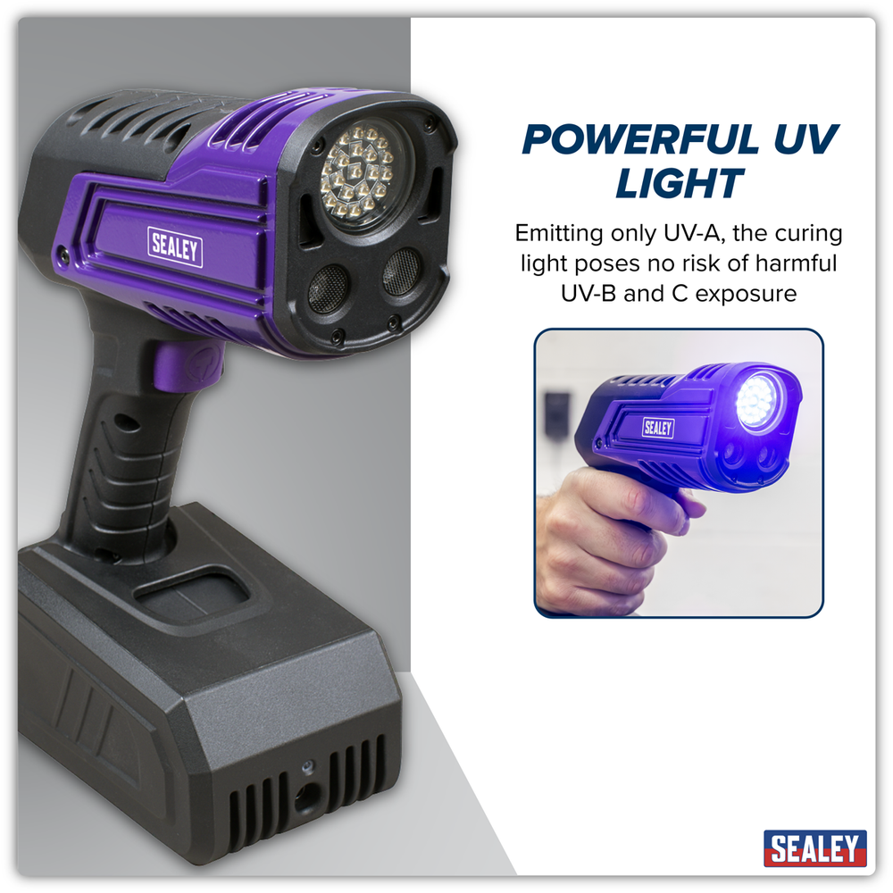 Sealey UVC01 Rechargeable Inspection UV Curing Light Kit 66W - additional view 14