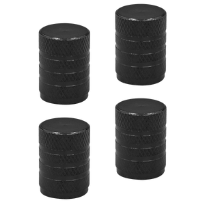 Sealey VCB4 Aluminium Valve Cap 4pc - Black Anodised - additional view 3