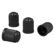 Sealey VCP4 Plastic Valve Caps 4pc - Black