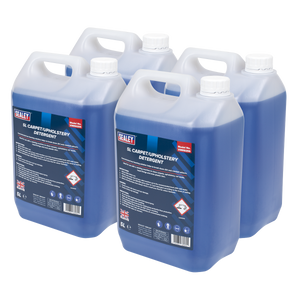 Sealey VMR925 Carpet/Upholstery Detergent 5L - Pack of 4 - additional view 2