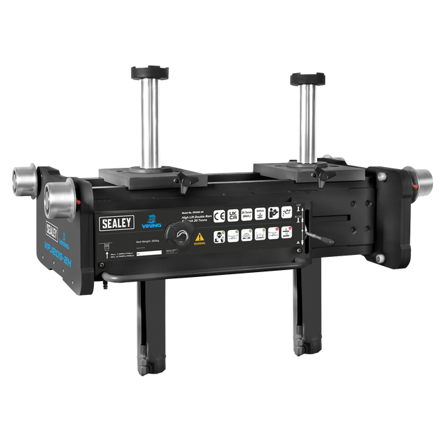 Sealey VPJ20S-2H Viking Pit Jack 20 Tonne High Lift Double Ram