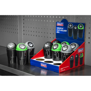 Sealey VS09 Vehicle Cup Holder Bin - Display Box of 9 - additional view 3