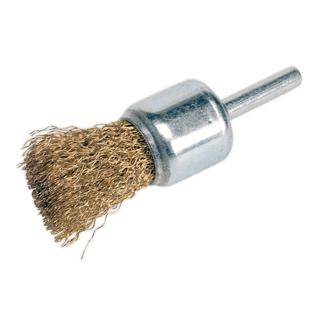 Sealey VS1803 Flat Top Crimped Wire Decarbonising Brush 25mm