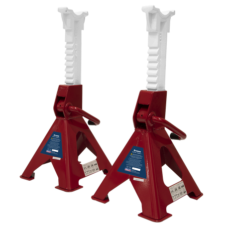Sealey VS2003 Ratchet Type Axle Stands (Pair) 3 Tonne Capacity per Stand - additional view 2