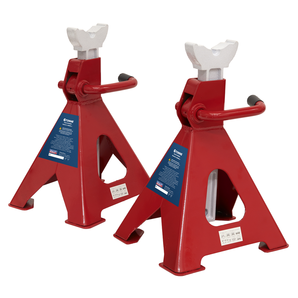 Sealey VS2006 Ratchet Type Axle Stands (Pair) 6 Tonne Capacity per Stand - additional view 4
