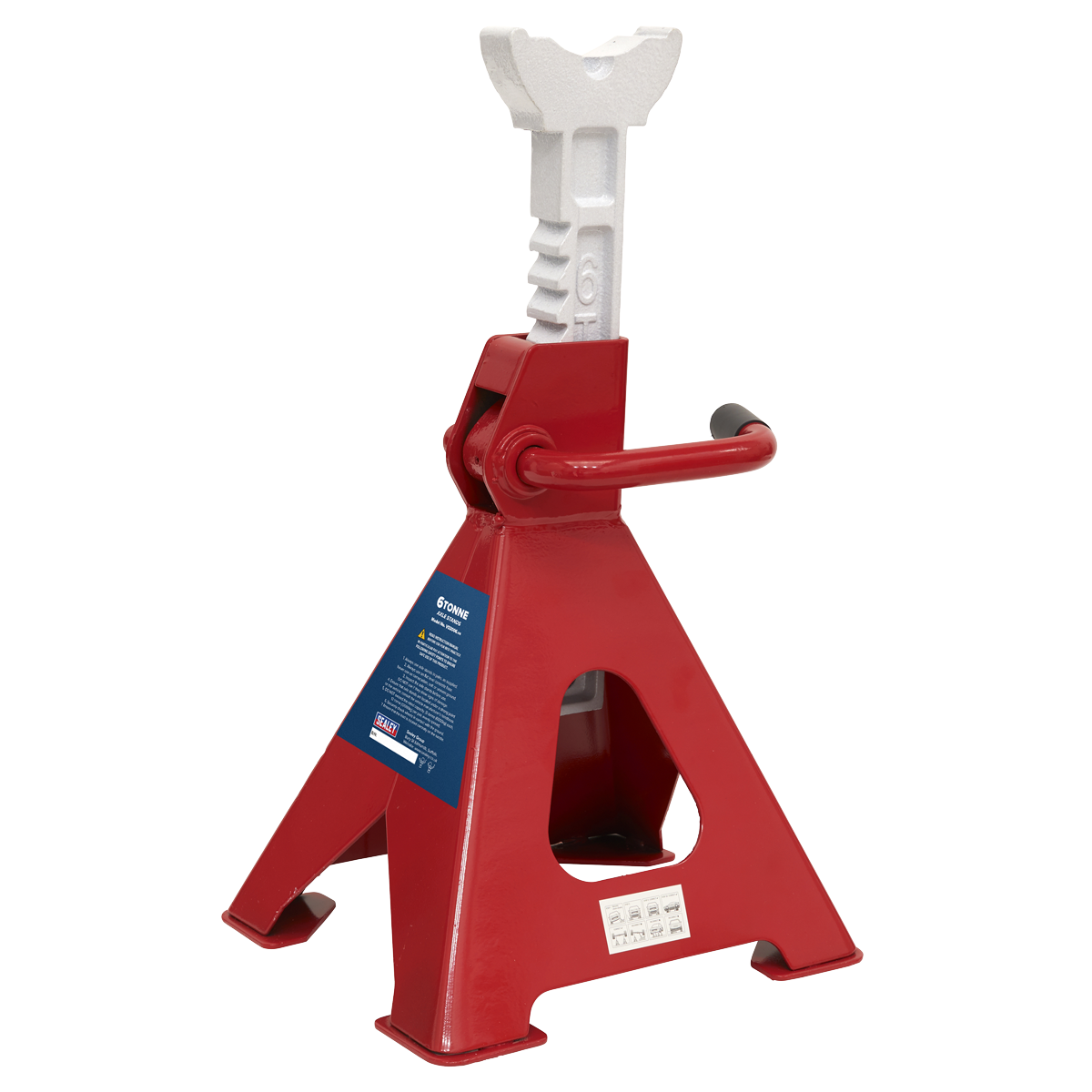 Sealey VS2006 Ratchet Type Axle Stands (Pair) 6 Tonne Capacity per Stand - additional view 3