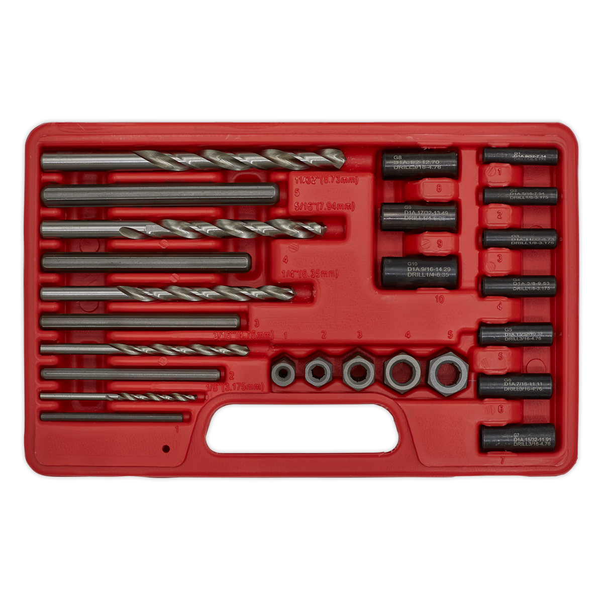 Sealey VS7233 Stud Extractor Set 25pc - additional view 3