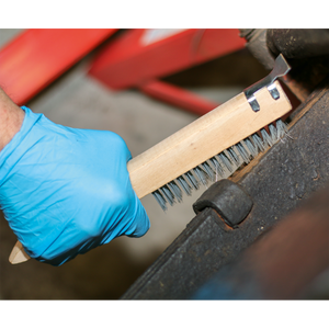 Sealey WB03 Wire Brush with Steel Fill & Scraper 260mm - additional view 2