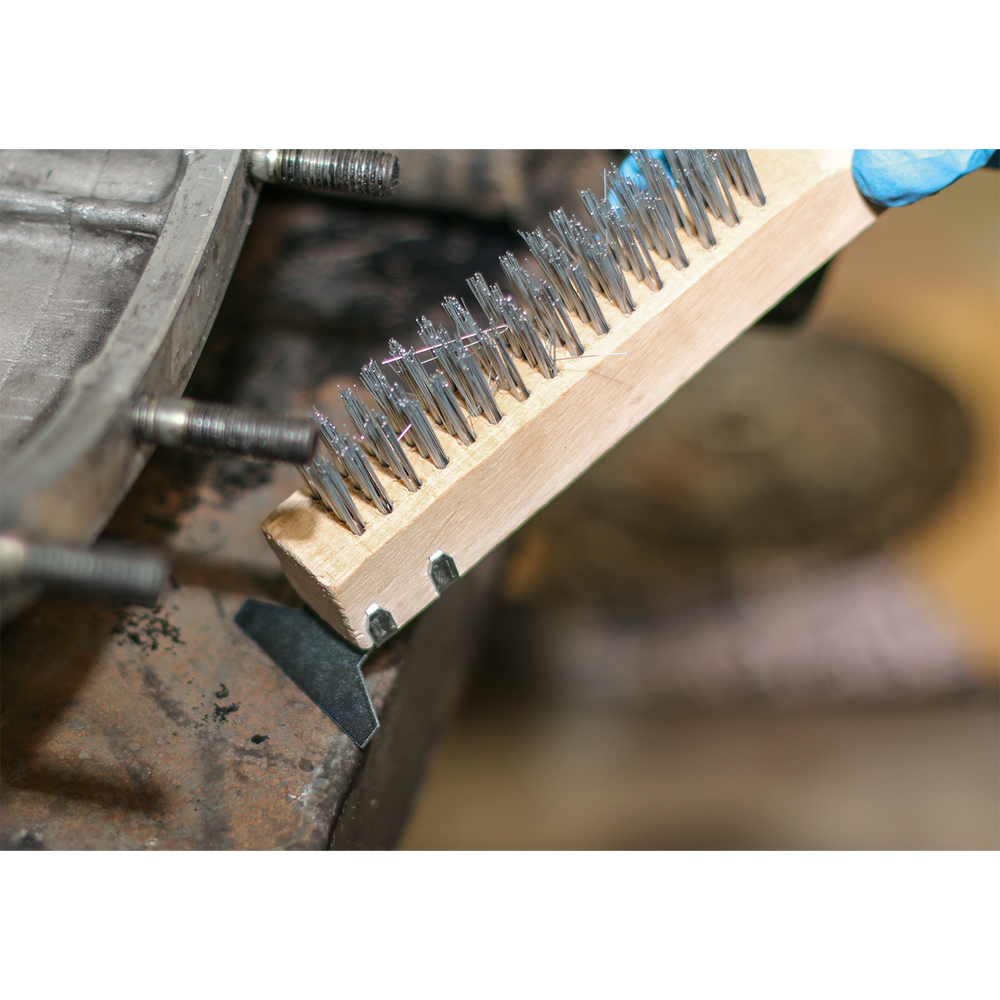 Sealey WB03 Wire Brush with Steel Fill & Scraper 260mm - additional view 3
