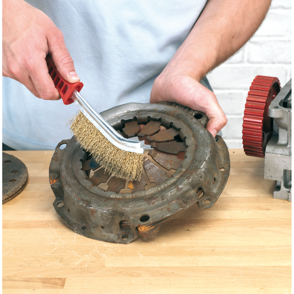 Sealey WB05DB24 Brassed Steel Wire Brush with Plastic Handle - Display Box of 24 - additional view 5