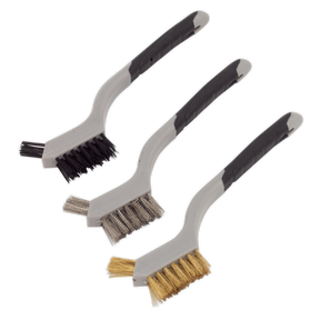 Sealey WB100 Miniature Wire Brush Set 3pc