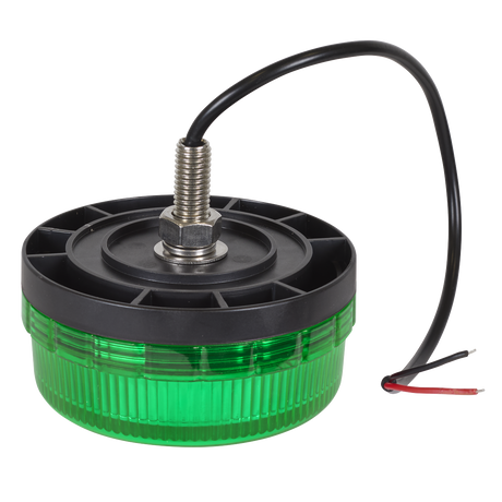 Sealey WB45LEDG SMD LED Rotating Flashing Warning Beacon with 12mm Bolt Fixing - Green 12/24V - additional view 2