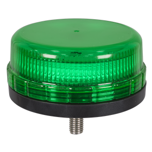Sealey WB45LEDG SMD LED Rotating Flashing Warning Beacon with 12mm Bolt Fixing - Green 12/24V
