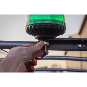 Sealey WB951LEDG Warning Beacon with 12mm Bolt Fixing 36W SMD LED 12/24V - Green - additional view 7