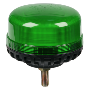 Sealey WB951LEDG Warning Beacon with 12mm Bolt Fixing 36W SMD LED 12/24V - Green
