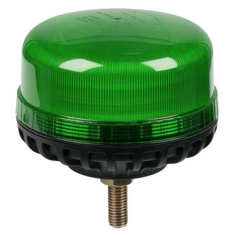 Sealey WB951LEDG Warning Beacon with 12mm Bolt Fixing 36W SMD LED 12/24V - Green