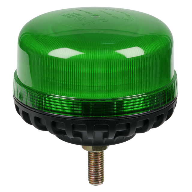 Sealey WB951LEDG Warning Beacon with 12mm Bolt Fixing 36W SMD LED 12/24V - Green