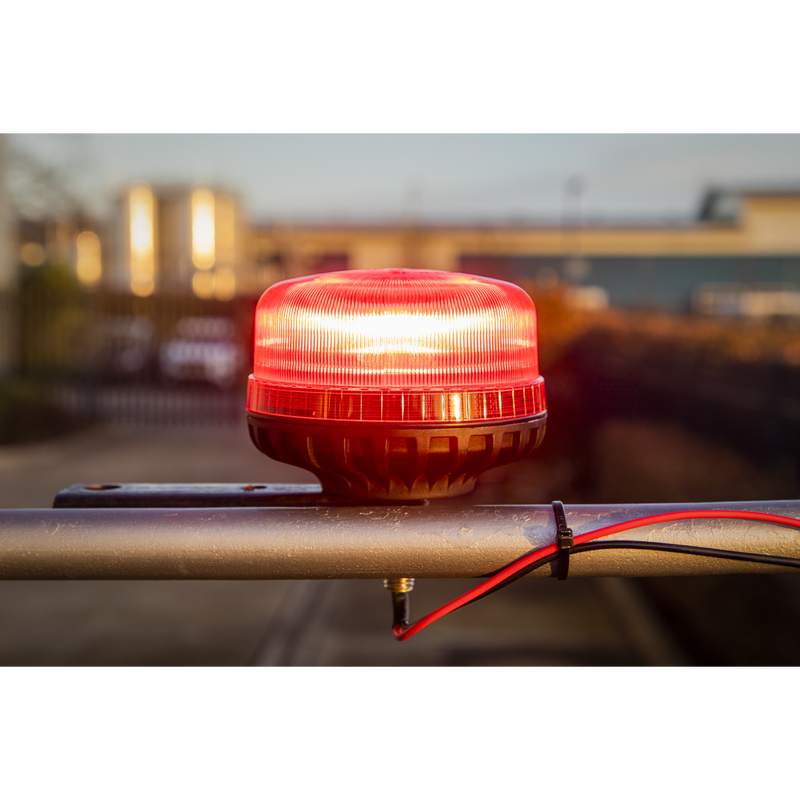 Sealey WB951LEDR Warning Beacon with 12mm Bolt Fixing 36W SMD LED 12/24V - Red - additional view 4